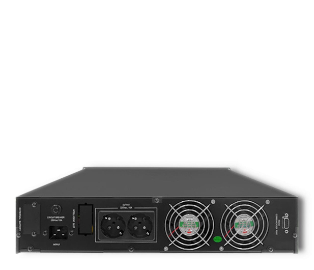 Qoltec UPS RACK | 3KVA | 2400 W | LCD - 1180145 - zdjęcie 2